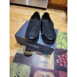 Rockport Women's TruStride Work Safety Toe Slip-On Oxford Shoe Black Size 10 M